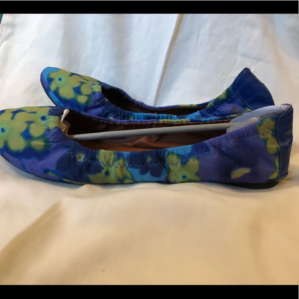 Lucky Jeans ballet flats blue/green/purple 11